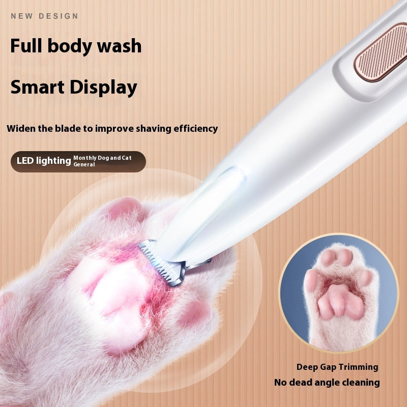 Pet Paw Trimmer | ABS Design | Waterproof LED Dog Nail Clipper, 16×3cm