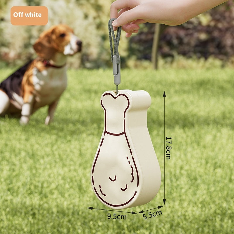 Portable Pet Feeder | Food-Grade PP Design | 2-in-1 Water & Food Dispenser, 200ml