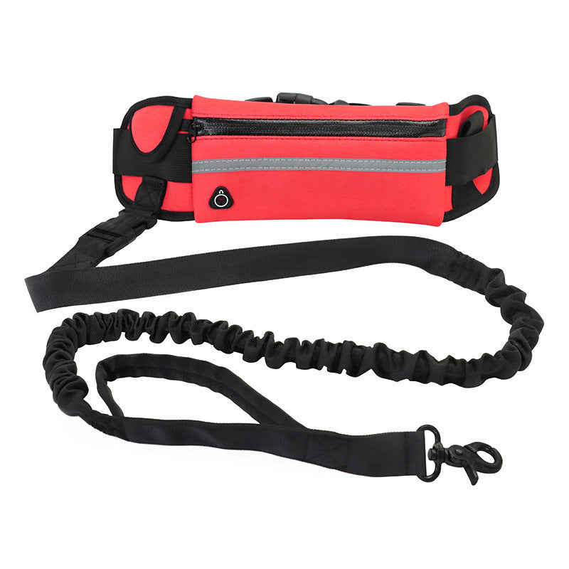 Hands-Free Dog Leash | Neoprene & Mesh Design | Adjustable Reflective Walking, 39”–53.5”