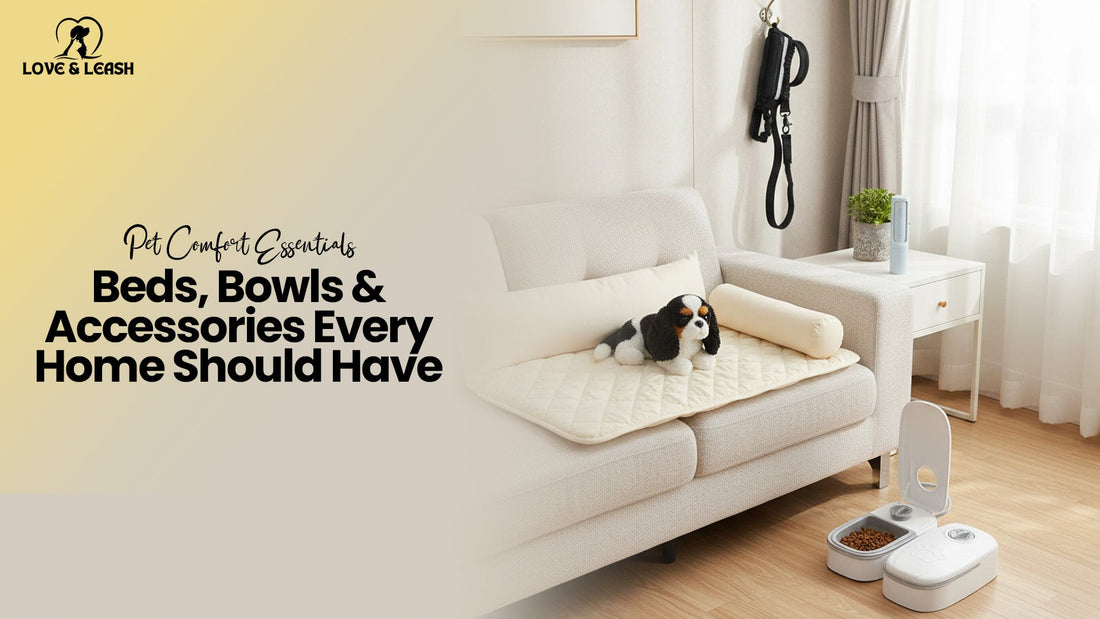 Pet Comfort Essentials: Beds, Bowls & Accessories Every Home Should Have