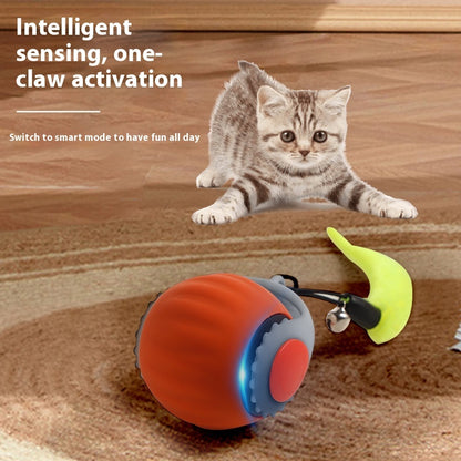 Automatic Cat Toy Ball | Silicone Design | Gravity-Activated Interactive Play