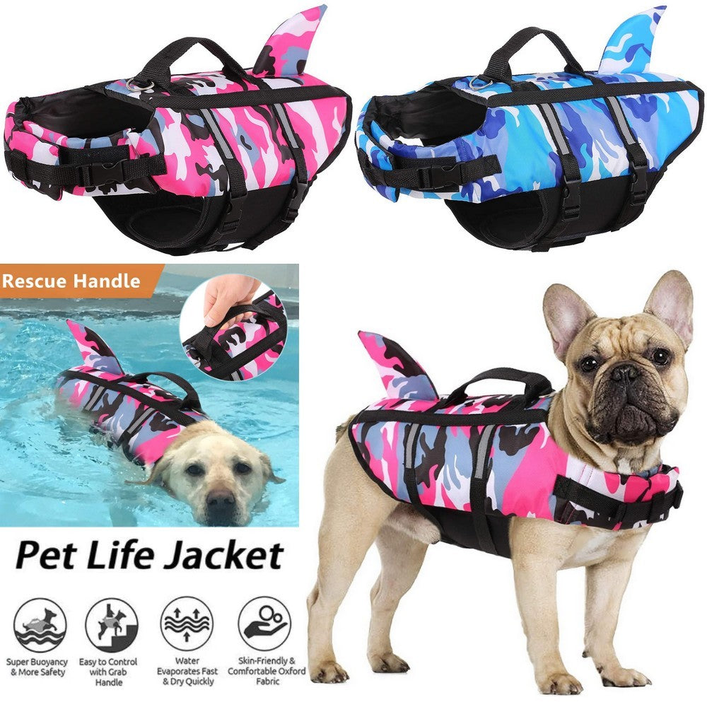 Pet Swimming Suit | Life Jacket Design | Safety Rescue & Reflective Strips, XS–XXL