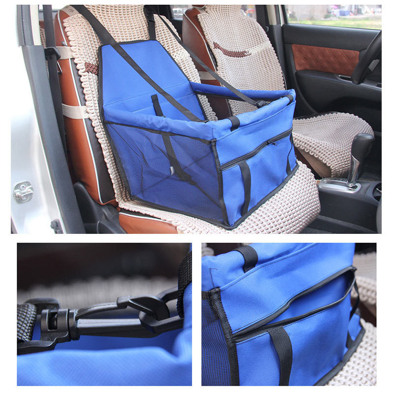 Dog Carrier Seat | Oxford Cloth Design | Waterproof & Adjustable for Cars, 40×30×25cm