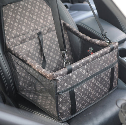 Dog Carrier Seat | Oxford Cloth Design | Waterproof & Adjustable for Cars, 40×30×25cm