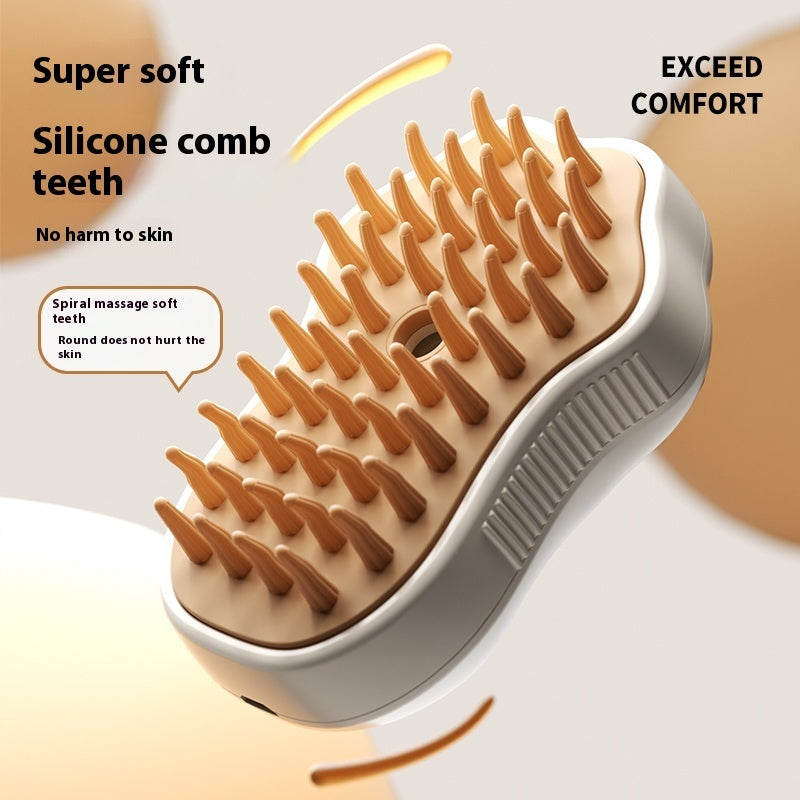 Pet Grooming Brush | ABS & TPR Design | Spray Massage Comb for Cats & Dogs | 20ml Capacity