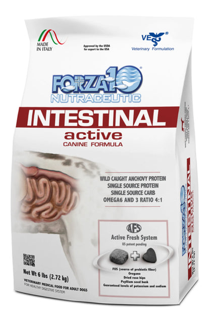 Forza10 Active Intestinal Support Dog Food | Dry Diet Recipe | Soothes Upset Stomach & Improves Digestion