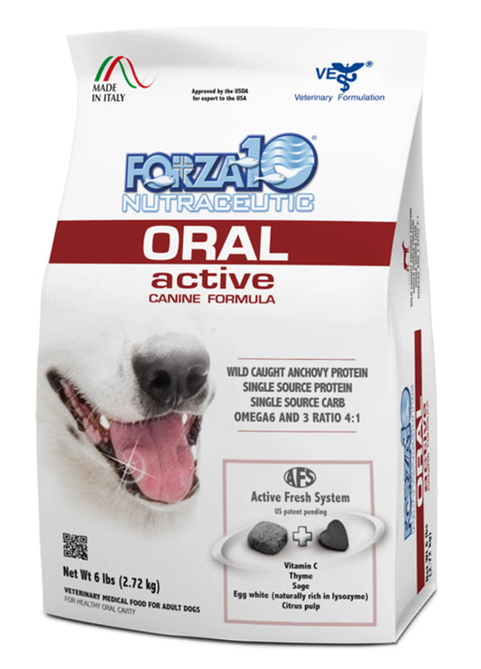 Forza10 Active Oral Support Dog Food | Dry Diet Recipe | Fights Bad Breath & Tartar