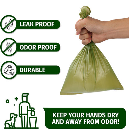 Dog Poop Bags | Extra Thick Leak-Proof Design | Odor-Control Waste Bags | 9x13 in, 240 Count