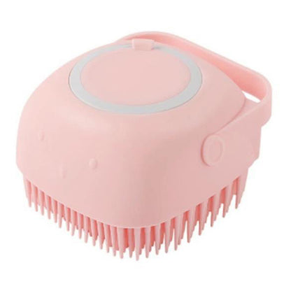 Dog Bath Brush | Silicone | Massage & Shampoo Dispenser, 7.9×8.5×5.5cm