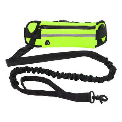 Hands-Free Dog Leash | Neoprene & Mesh Design | Adjustable Reflective Walking, 39”–53.5”