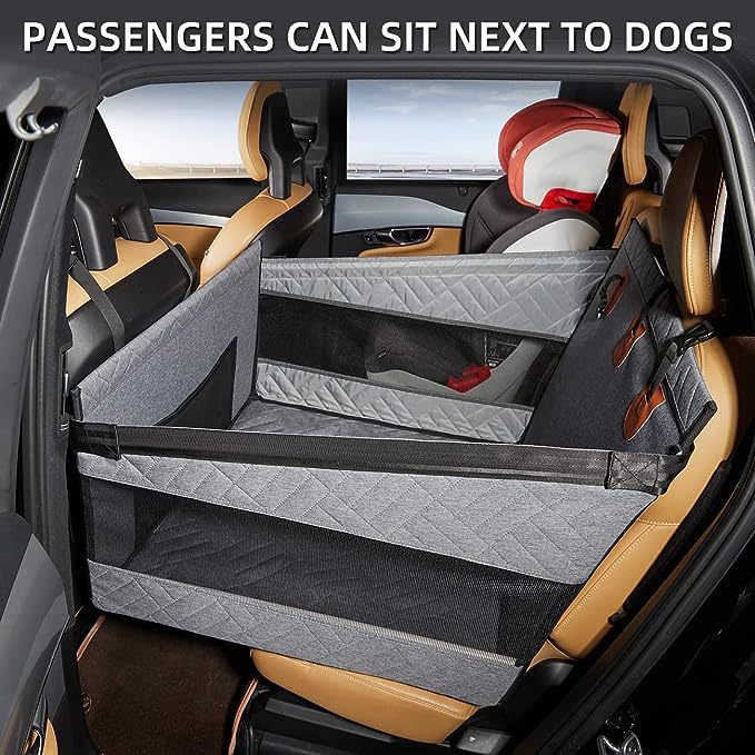 Travel Dog Bed | Water & Dirt-Resistant | Multifunctional Car Seat, 56×56×40cm