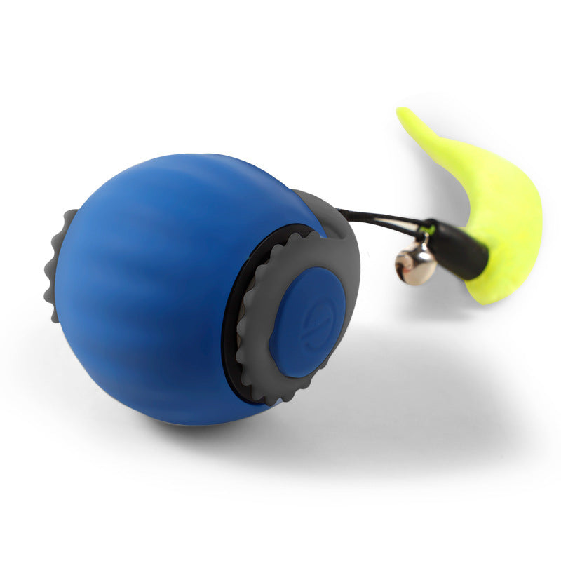 Automatic Cat Toy Ball | Silicone Design | Gravity-Activated Interactive Play