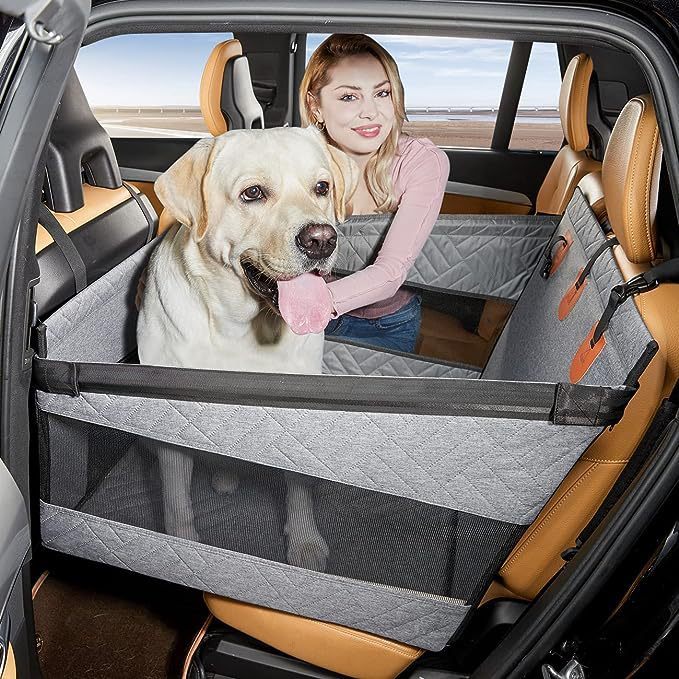Travel Dog Bed | Water & Dirt-Resistant | Multifunctional Car Seat, 56×56×40cm