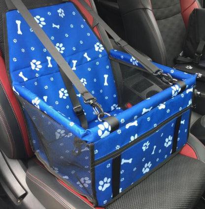 Dog Carrier Seat | Oxford Cloth Design | Waterproof & Adjustable for Cars, 40×30×25cm