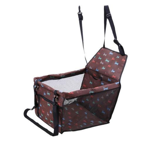 Dog Carrier Seat | Oxford Cloth Design | Waterproof & Adjustable for Cars, 40×30×25cm