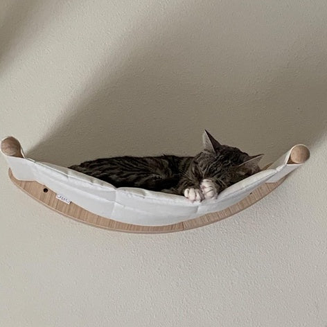 Cat Climber & Bed | Solid Wood Design | Wall-Mounted, Durable & Stylish