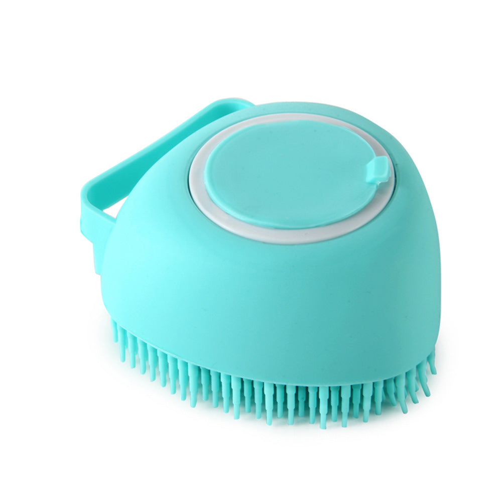 Dog Bath Brush | Silicone | Massage & Shampoo Dispenser, 7.9×8.5×5.5cm