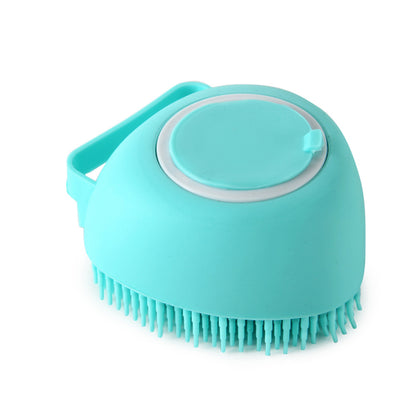 Dog Bath Brush | Silicone | Massage & Shampoo Dispenser, 7.9×8.5×5.5cm
