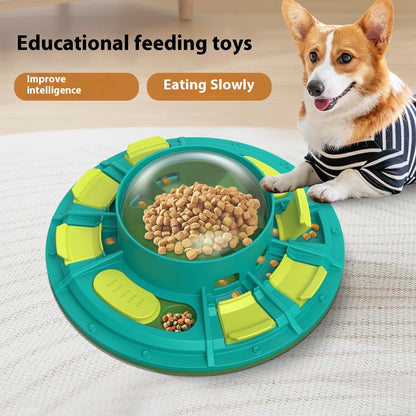 Dog Puzzle Toy | Plastic Design | Interactive Slow Feeder & IQ-Boosting, S/M/L