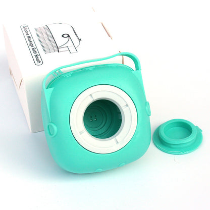 Dog Bath Brush | Silicone | Massage & Shampoo Dispenser, 7.9×8.5×5.5cm