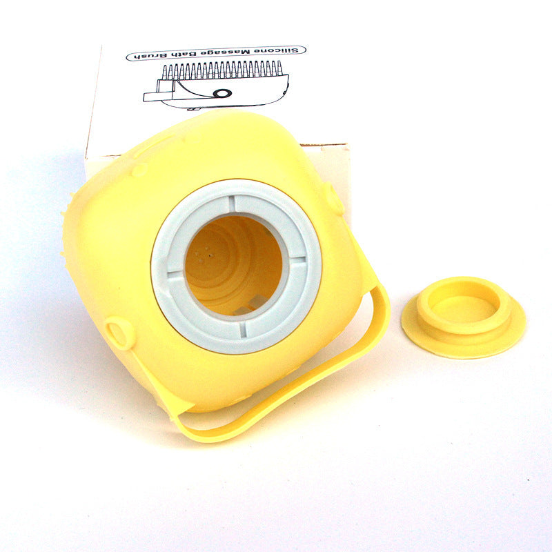 Dog Bath Brush | Silicone | Massage & Shampoo Dispenser, 7.9×8.5×5.5cm