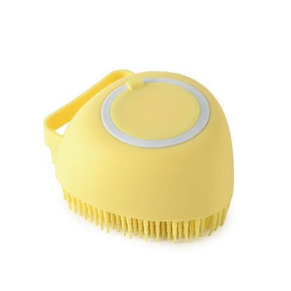Dog Bath Brush | Silicone | Massage & Shampoo Dispenser, 7.9×8.5×5.5cm