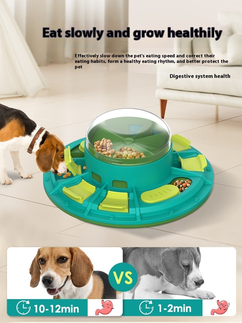 Dog Puzzle Toy | Plastic Design | Interactive Slow Feeder & IQ-Boosting, S/M/L