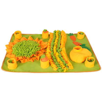 Dog Snuffle Mat | Plush Design | Large Interactive Slow Feeder & Stress-Relief Toy | 78×59cm