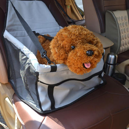 Dog Carrier Seat | Oxford Cloth Design | Waterproof & Adjustable for Cars, 40×30×25cm