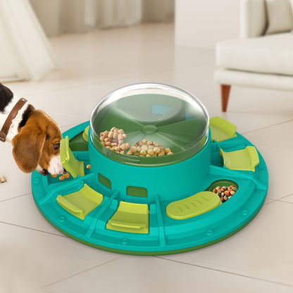Dog Puzzle Toy | Plastic Design | Interactive Slow Feeder & IQ-Boosting, S/M/L