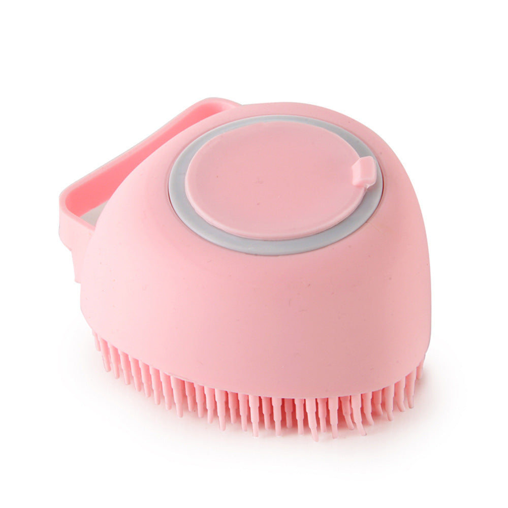 Dog Bath Brush | Silicone | Massage & Shampoo Dispenser, 7.9×8.5×5.5cm