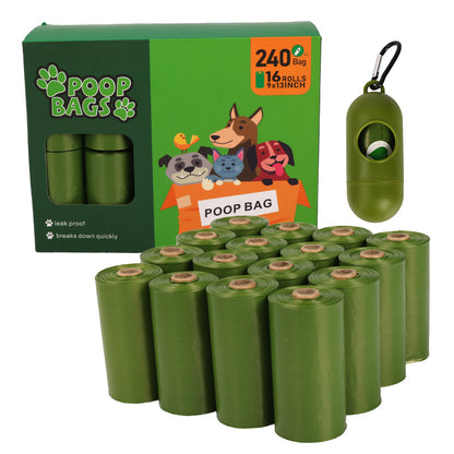 Dog Poop Bags | Extra Thick Leak-Proof Design | Odor-Control Waste Bags | 9x13 in, 240 Count