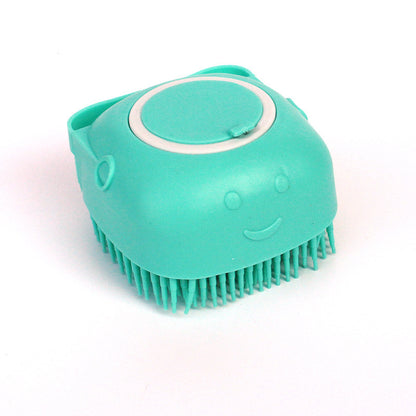 Dog Bath Brush | Silicone | Massage & Shampoo Dispenser, 7.9×8.5×5.5cm
