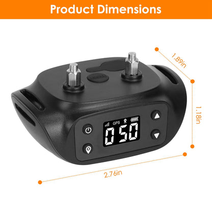 Dog GPS Tracker | ABS & PU Design | Wireless Portable Fence & Accurate Location, 59cm
