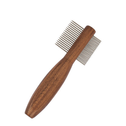 Pet Grooming Comb Set | Wood Design | Complete Grooming Kit for Dogs & Cats