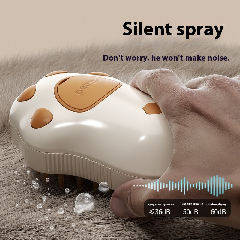 Pet Grooming Brush | ABS & TPR Design | Spray Massage Comb for Cats & Dogs | 20ml Capacity