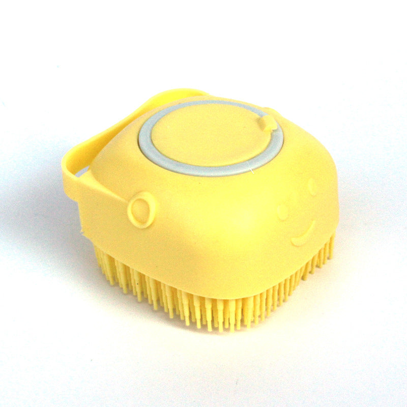 Dog Bath Brush | Silicone | Massage & Shampoo Dispenser, 7.9×8.5×5.5cm