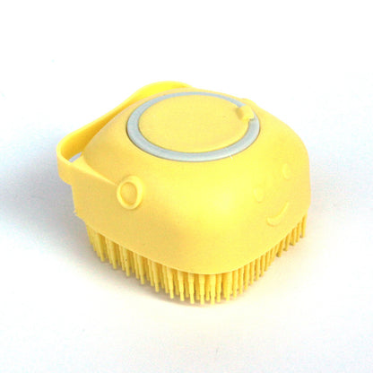 Dog Bath Brush | Silicone | Massage & Shampoo Dispenser, 7.9×8.5×5.5cm