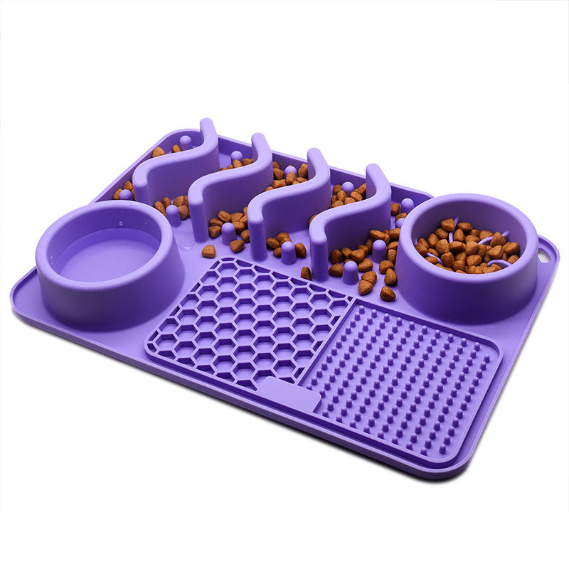 Dog Licking Pad | Silicone Design | Multifunctional Slow-Feeder & Dental Care Mat, Small/Large