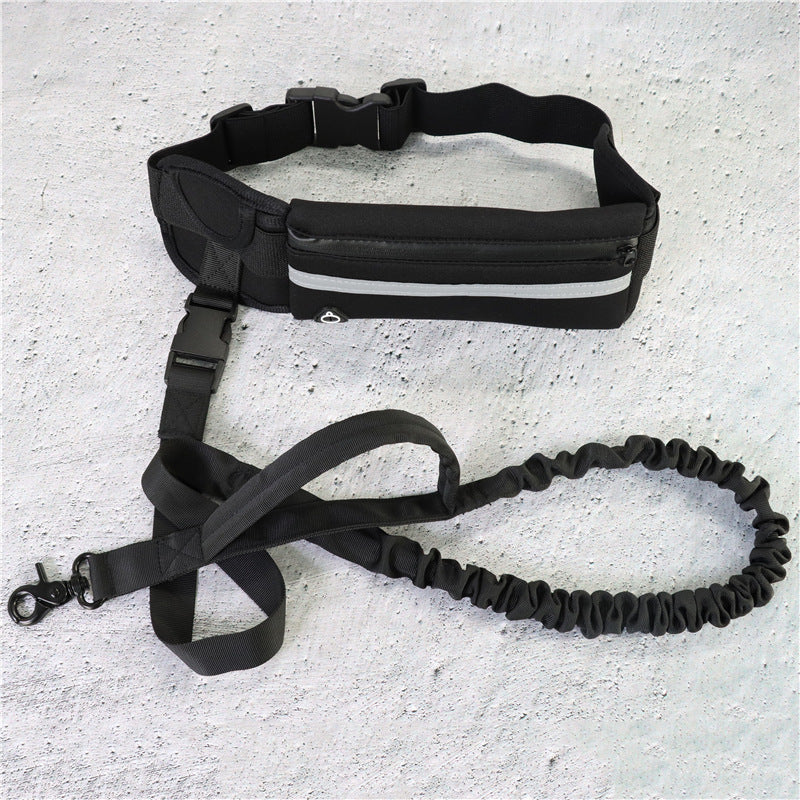 Hands-Free Dog Leash | Neoprene & Mesh Design | Adjustable Reflective Walking, 39”–53.5”