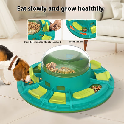 Dog Puzzle Toy | Plastic Design | Interactive Slow Feeder & IQ-Boosting, S/M/L