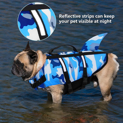 Pet Swimming Suit | Life Jacket Design | Safety Rescue & Reflective Strips, XS–XXL