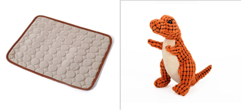 Pet Cooling Mat | Soft Cloth Design | Breathable Comfort Pad for Pets