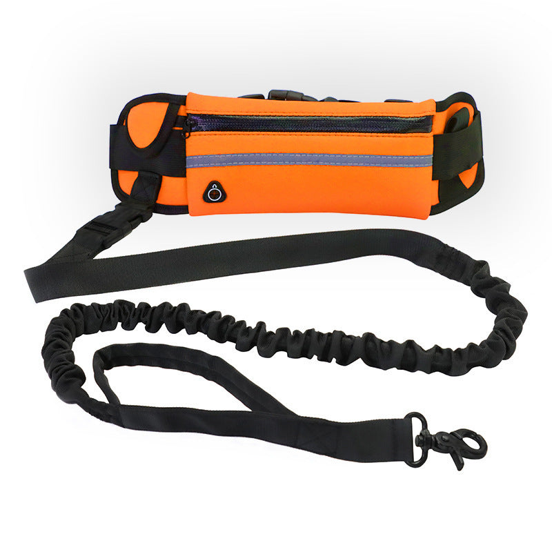 Hands-Free Dog Leash | Neoprene & Mesh Design | Adjustable Reflective Walking, 39”–53.5”