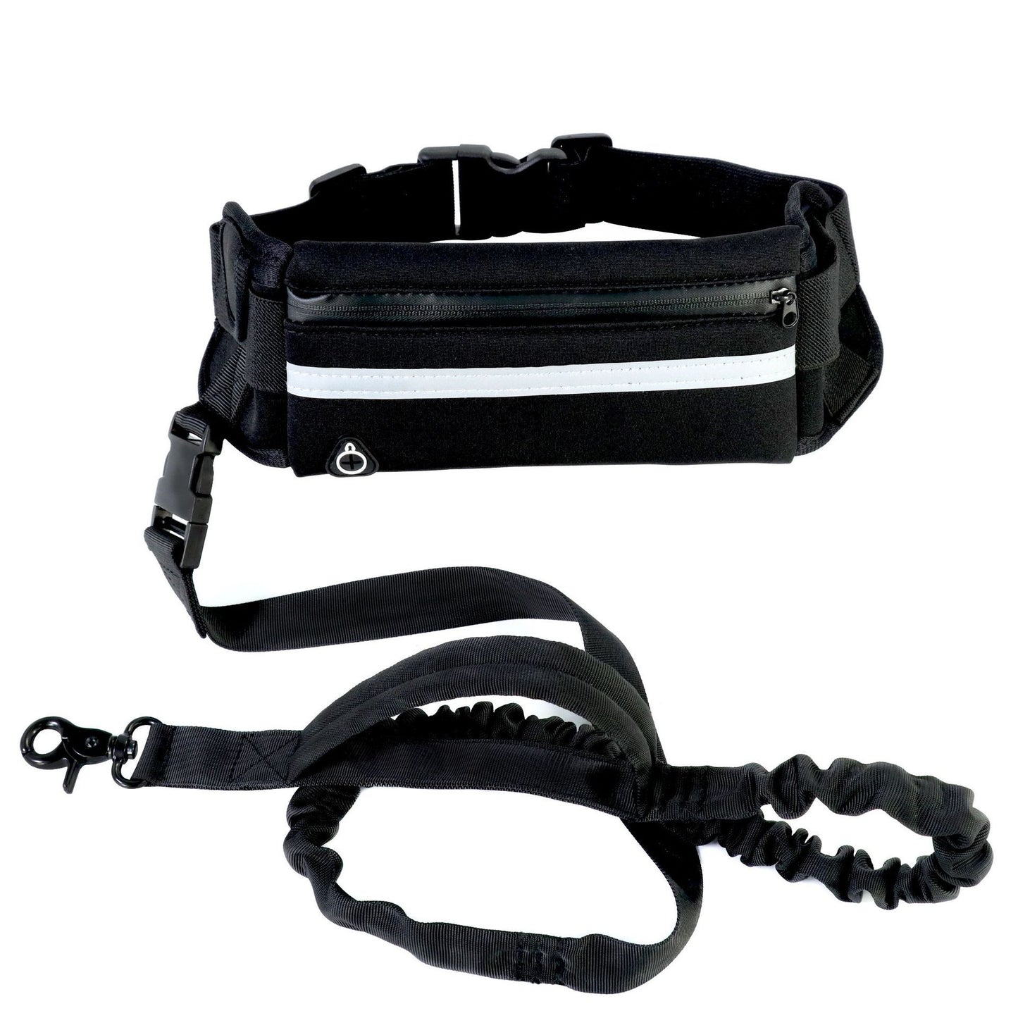 Hands-Free Dog Leash | Neoprene & Mesh Design | Adjustable Reflective Walking, 39”–53.5”