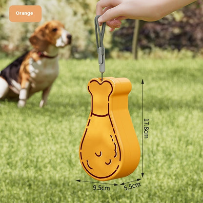 Portable Pet Feeder | Food-Grade PP Design | 2-in-1 Water & Food Dispenser, 200ml