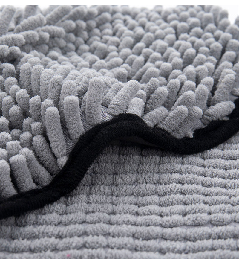 Pet Bath Towel | Chenille Material | Super Absorbent & Quick Dry, 62×23cm