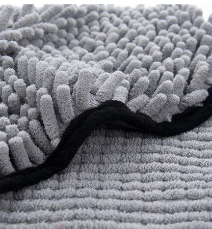 Pet Bath Towel | Chenille Material | Super Absorbent & Quick Dry, 62×23cm