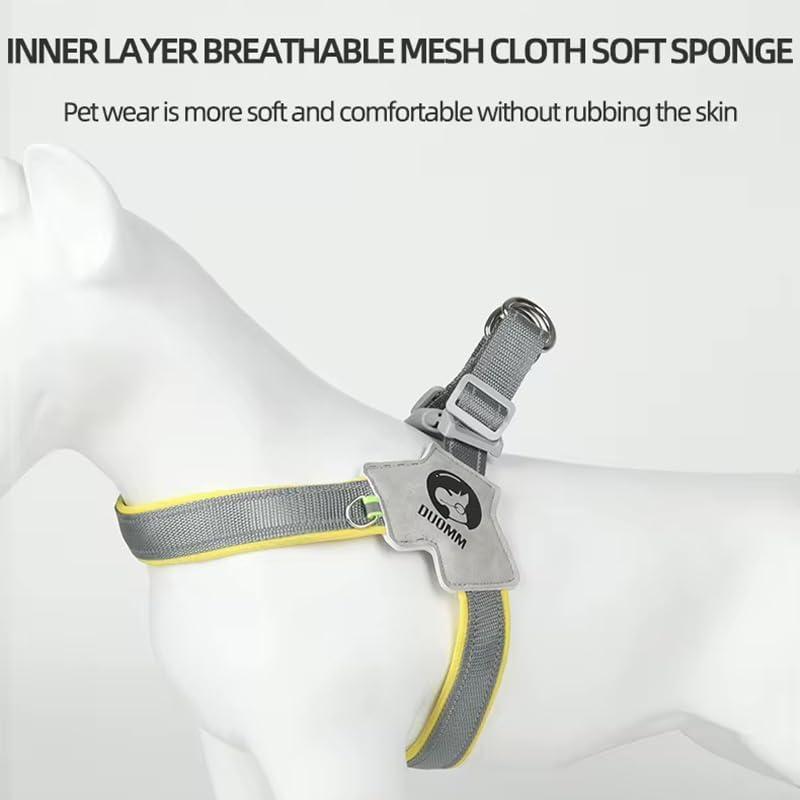 Pet Harness | Breathable Mesh & Soft Sponge Design | Adjustable & Secure Fit for Dogs & Cats, S - L