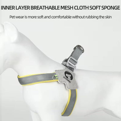 Pet Harness | Breathable Mesh & Soft Sponge Design | Adjustable & Secure Fit for Dogs & Cats, S - L